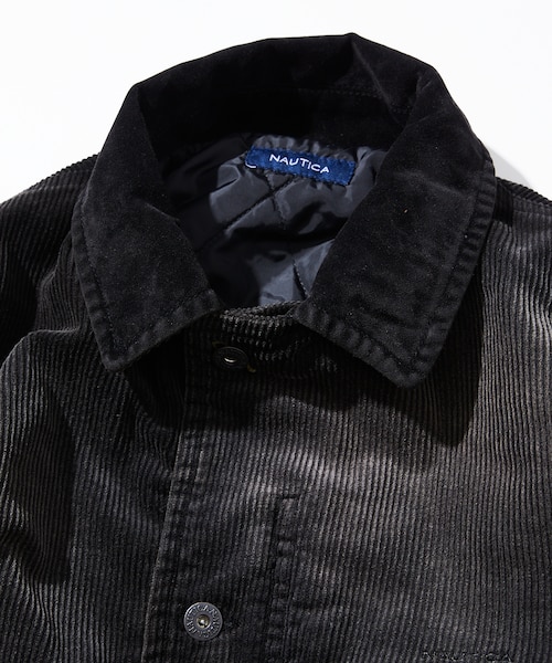 NAUTICA フェイド ウォッシュド パディング コーデュロイブルゾン Fade Washed Padding Corduroy Blouson/フェイド ウォッシュド