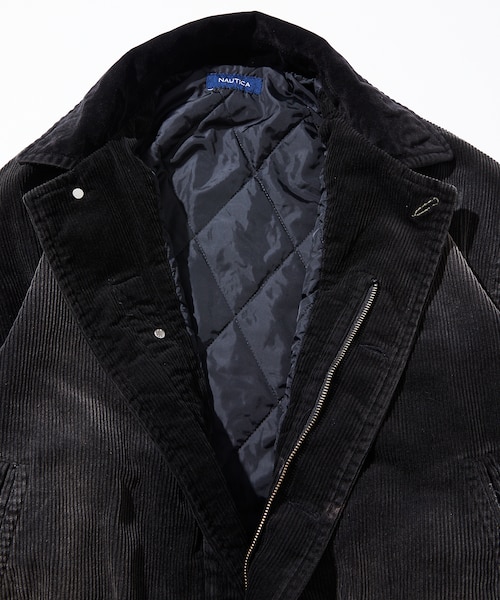 Fade Washed Padding Corduroy Blouson/フェイド ウォッシュド