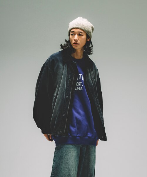 Fade Washed Padding Corduroy Blouson/フェイド ウォッシュド