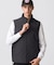 Kinross Reversible Fleece Vest Black Label Fusion Fit/キンロス リバーシブル フリース ベスト ブラックレ