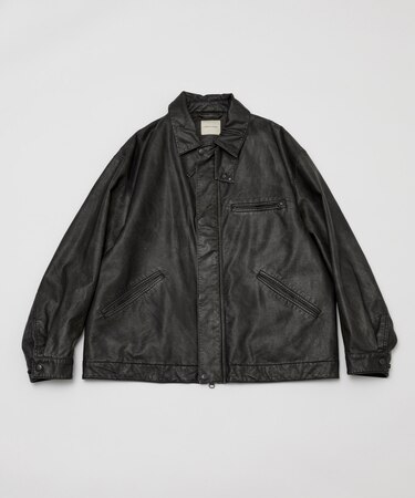 LEATHERETTE WORK JACKET/レザレット ワークジャケット｜フリークス 