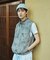 別注 Nylon Full Zip Vest