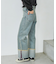 ロールアップ ワイドデニム