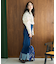 ロールアップ ワイドデニム