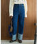 ロールアップ ワイドデニム