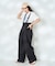 別注 サスペンダー付き ビッグ2タックツイルパンツ