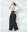 別注 サスペンダー付き ビッグ2タックツイルパンツ