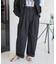 別注 サスペンダー付き ビッグ2タックツイルパンツ