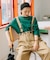 別注 サスペンダー付き ビッグ2タックツイルパンツ