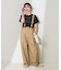 別注 サスペンダー付き ビッグ2タックツイルパンツ