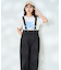 別注 サスペンダー付き ビッグ2タックツイルパンツ