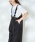 別注 サスペンダー付き ビッグ2タックツイルパンツ