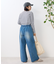 ウォッシュ加工 ペイント イージーデニムパンツ