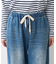ウォッシュ加工 ペイント イージーデニムパンツ