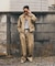 別注 SMU PT-38 2TUCK BAGGY WIDE TWILL PANTS