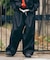 別注 SMU PT-38 2TUCK BAGGY WIDE TWILL PANTS