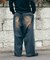 別注 SMU PT-38 2TUCK BAGGY WIDE DENIM PANTS