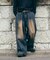 別注 SMU PT-38 2TUCK BAGGY WIDE DENIM PANTS