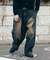 別注 SMU PT-38 2TUCK BAGGY WIDE DENIM PANTS