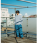 別注 SMU WIDE DENIM CHEF PANTS