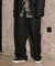 別注 SMU PT-38 SETUP 2TUCK WIDE TR PANTS