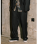 別注 SMU PT-38 SETUP 2TUCK WIDE TR PANTS