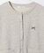 ワンポイント刺繍 カーディガン/スナップボタンカーディガン
