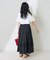 ドットコンビ ティアードスカート
