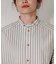 バックテープリボンストライプシャツ