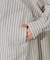 バックテープリボンストライプシャツ