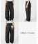 ＜新色追加＞別注 紐付きイージータックパンツ/タックデニム