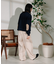 ＜新色追加＞別注 紐付きイージータックパンツ/タックデニム