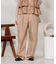 ＜新色追加＞別注 紐付きイージータックパンツ/タックデニム