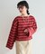 マルチボーダー ショートバスクTシャツ