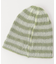 Openwork border knit beanie