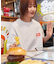 Burger Factory×FREAK'S STORE バーガーファクトリー 別注 ビッグシルエット バックプリント クルーネックTシャツ 【限定展開】