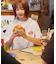 Burger Factory×FREAK'S STORE バーガーファクトリー 別注 ビッグシルエット バックプリント クルーネックTシャツ 【限定展開】