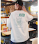Burger Factory×FREAK'S STORE バーガーファクトリー 別注 ビッグシルエット バックプリント クルーネックTシャツ 【限定展開】