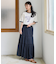 インド はしごレース ティアードマキシスカート/ラメドットスカート