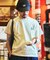 CHUMS×FREAK'S STORE チャムス 別注 ロゴ バックプリント クルーネック Tシャツ 【限定展開】