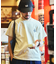 CHUMS×FREAK'S STORE チャムス 別注 ロゴ バックプリント クルーネック Tシャツ 【限定展開】