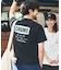 CHUMS×FREAK'S STORE チャムス 別注 ロゴ バックプリント クルーネック Tシャツ 【限定展開】
