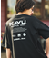 KAVU×FREAK'S STORE/カブ― 別注 ビッグシルエット バックプリントTシャツ/ICON 【限定展開】