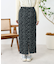 花柄 ストレッチスカート