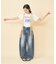 フリンジ 柄編みベスト