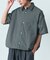ワイドシルエット スピンドル レギュラーカラー ショートスリーブ シャツ 【限定展開】