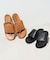レザー カバードトングサンダル[36-38サイズ展開]