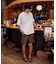 KAVU×FREAK'S STORE 別注/カブ― ビッグシルエット バックプリントTシャツ Chips 【限定展開】