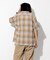 別注 ダブルガーゼ ショートスリーブ チェックシャツ