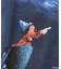 DISNEY/ディズニー/『ファンタジア』/ポスターデザイン/ミッキーマウス/プリント クルーネックTシャツ